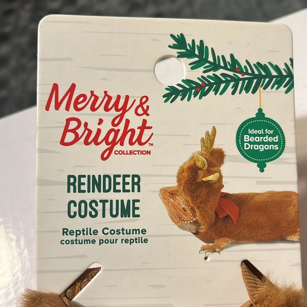 Merry & Bright Collection Reindeer Costume Reptile Costume Brand New Super Cute